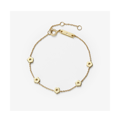 Ana Luisa Flower Bracelet In Gold