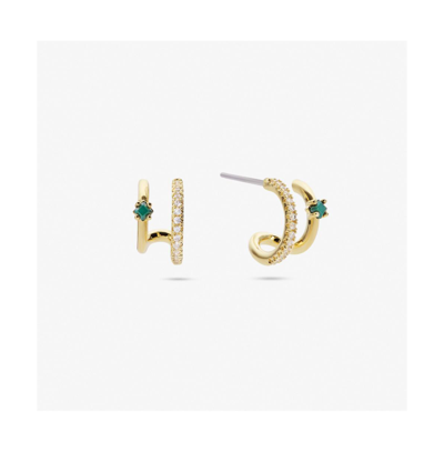 Ana Luisa Double Hoop Earrings In Gold