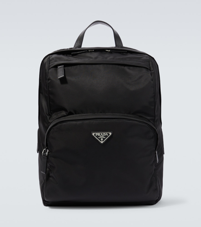 PRADA RE-NYLON LOGO BACKPACK
