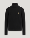 Belstaff Watch Rollneck Jumper In Black