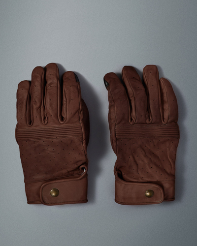 Belstaff Montgomery Glove Goat Leather In Oxblood