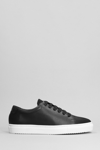 NATIONAL STANDARD EDITION 3 SNEAKERS IN BLACK LEATHER AND FABRIC