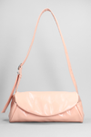 Jil Sander Cannolo Grande Shoulder Bag In Rose-pink Leather In Rose-pink