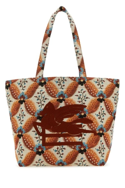 Etro Florale Soft Trotter Tasche In Multicolor