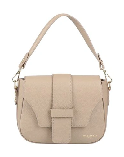 My-best Bags Woman Handbag Khaki Size - Soft Leather In Beige