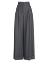 Alberta Ferretti Woman Pants Grey Size 2 Virgin Wool, Elastane