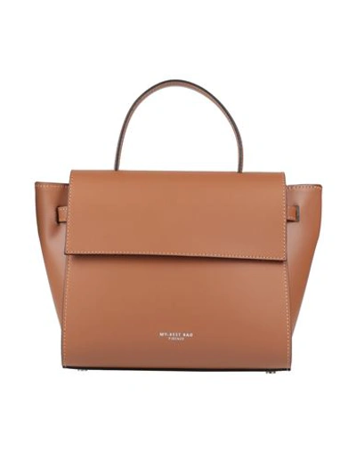 My-best Bags Woman Handbag Tan Size - Soft Leather In Brown