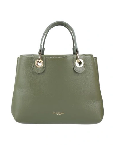 My-best Bags Woman Handbag Military Green Size - Soft Leather