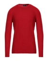 Drumohr Man Sweater Red Size 42 Lambswool