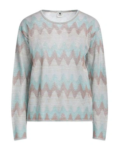 Missoni Woman Sweater Sky Blue Size L Viscose, Cotton, Wool, Polyamide