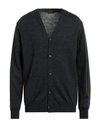 Altea Man Cardigan Lead Size Xl Virgin Wool In Grey