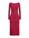 Chiara Boni La Petite Robe Woman Midi Dress Magenta Size 4 Polyamide, Elastane In Magenta