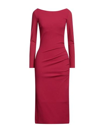 Chiara Boni La Petite Robe Woman Midi Dress Magenta Size 4 Polyamide, Elastane