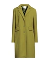 Kate By Laltramoda Woman Coat Khaki Size 12 Polyester In Beige