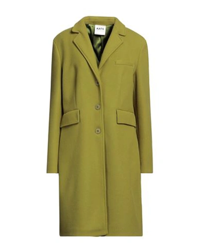 Kate By Laltramoda Woman Coat Khaki Size 12 Polyester In Beige