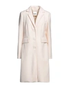 Kate By Laltramoda Woman Coat White Size 10 Polyester