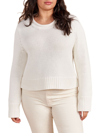 La Ligne Solid Mini Marina Sweater In Ivory