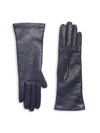 Saks Fifth Avenue Women's Collection Cashmere-lined Leather Gloves In Blue