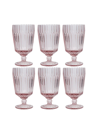 Fortessa Archie 6-piece Goblet Set In Pink