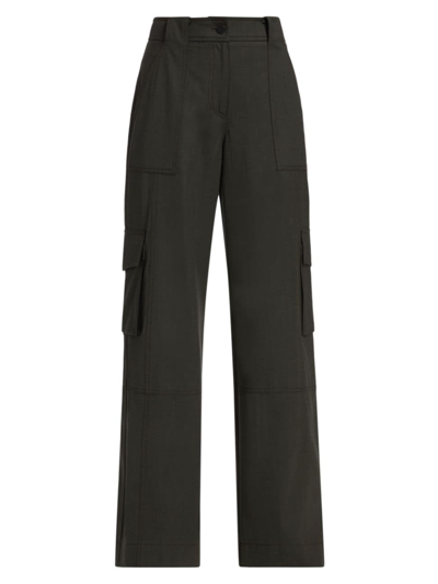 Twp Stretch Wool Cargo Pants In Military