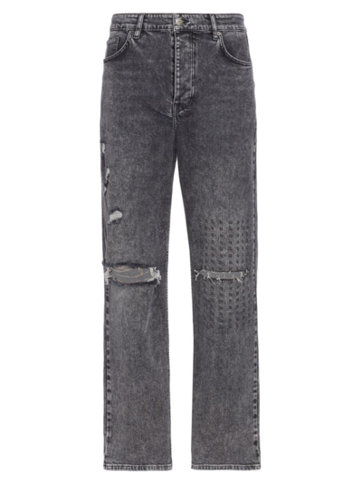 Ksubi Men's Youtopia Anti K Krete Jeans In Grey