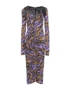 Versace Jeans Couture Woman Midi Dress Mauve Size 4 Viscose, Elastane In Purple