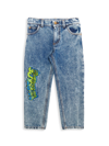 VERSACE LITTLE BOY'S & BOY'S VERSACE EMBROIDERED JEANS