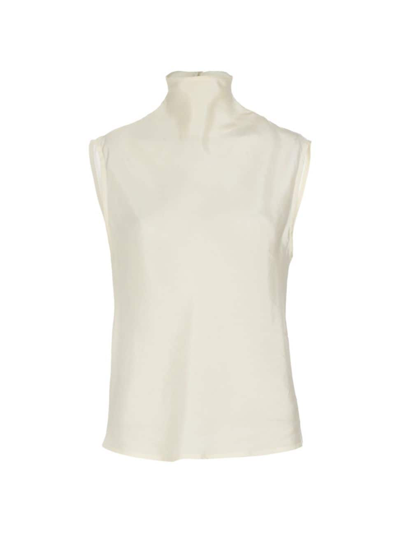 Anine Bing Ianna Top In Pearl In Off_white