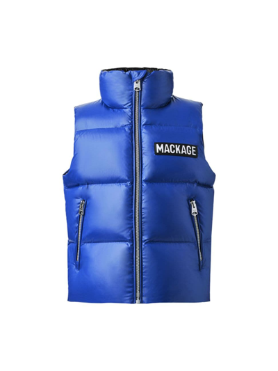 Mackage Kids' Little Boy's & Boy's Charlee Down Vest In Klein Blue