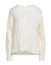 Twinset Woman Sweater White Size Xs Polyamide, Mohair Wool, Wool