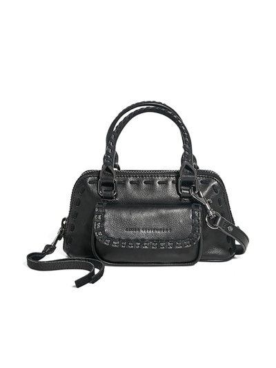 Aimee Kestenberg Mini Sedona Convertible Leather Crossbody Bag In Black