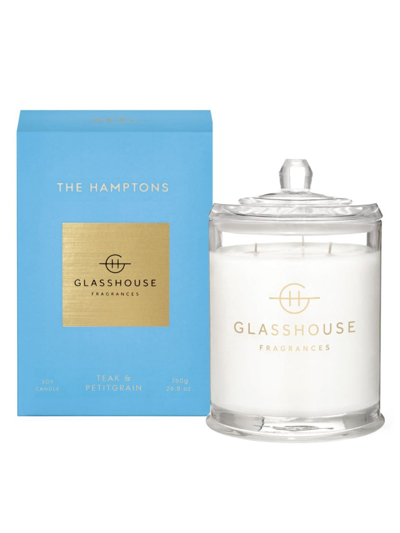 Glasshouse Fragrances The Hamptons Triple Scented Candle In White