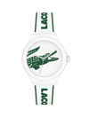 Lacoste Men's Neocroc Logo Plastic & Silicone Strap Watch In White