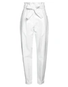 Philosophy Di Lorenzo Serafini Woman Pants Off White Size 6 Polyurethane Resin In Off White