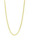 SAKS FIFTH AVENUE MEN'S COLLECTION 14K YELLOW FOLD LITE ROUND BOX CHAIN NECKLACE