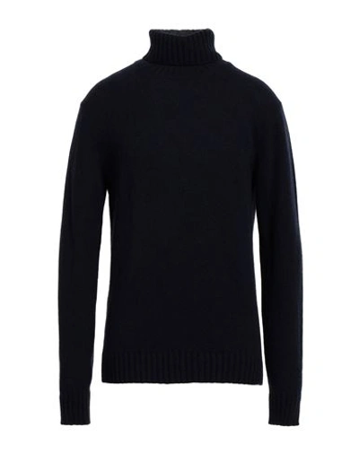 Irish Crone Man Turtleneck Midnight Blue Size Xl Acrylic, Alpaca Wool, Polyamide, Wool