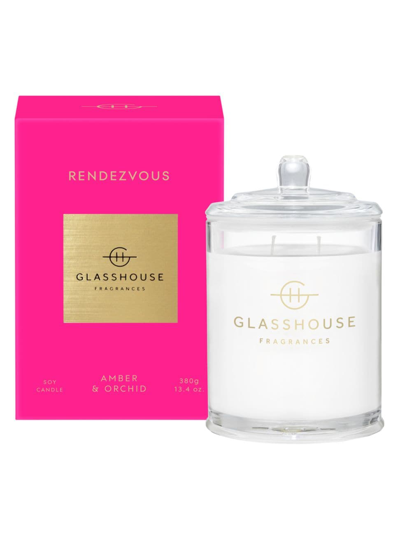 Glasshouse Fragrances Rendezvous Triple Scented Candle In White