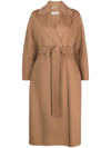 Max Mara Eliot Wool Coat In Camel