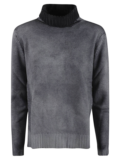 Alessandro Aste Wool And Cashmere Blend Turtleneck Sweater In Grey