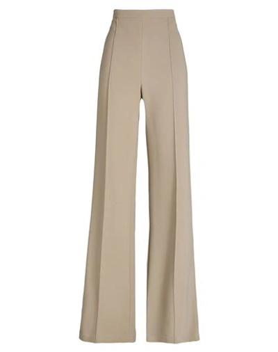 Elisabetta Franchi Woman Pants Khaki Size 10 Viscose, Elastane In Beige