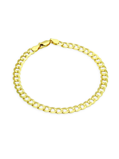 Saks Fifth Avenue Men's Collection 14k Yellow Gold Comfort Curb Bracelet