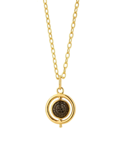 Syna Women's Cosmic 18k Yellow Gold & 0.55 Tcw Diamond Charm Pendant Necklace