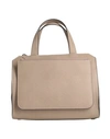 Valextra Woman Handbag Khaki Size - Calfskin In Beige