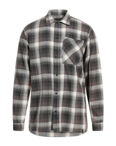 Jack & Jones Man Shirt Grey Size M Cotton