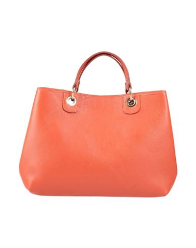 My-best Bags Woman Handbag Orange Size - Soft Leather