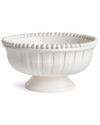 Napa Home & Garden Coletta Decorative Footed Low Bowl In White