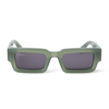 Off-white Lecce Sage Green Sunglasses In Verde