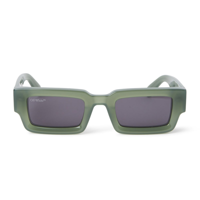 Off-white Lecce Sage Green Sunglasses In Verde