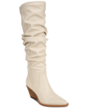 Zodiac Riau Slouch Pointed Toe Boot In Birch Beige Leather