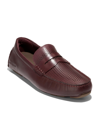 COLE HAAN MEN'S GRAND LASER LEATHER PENNY DRIVING LOAFERS